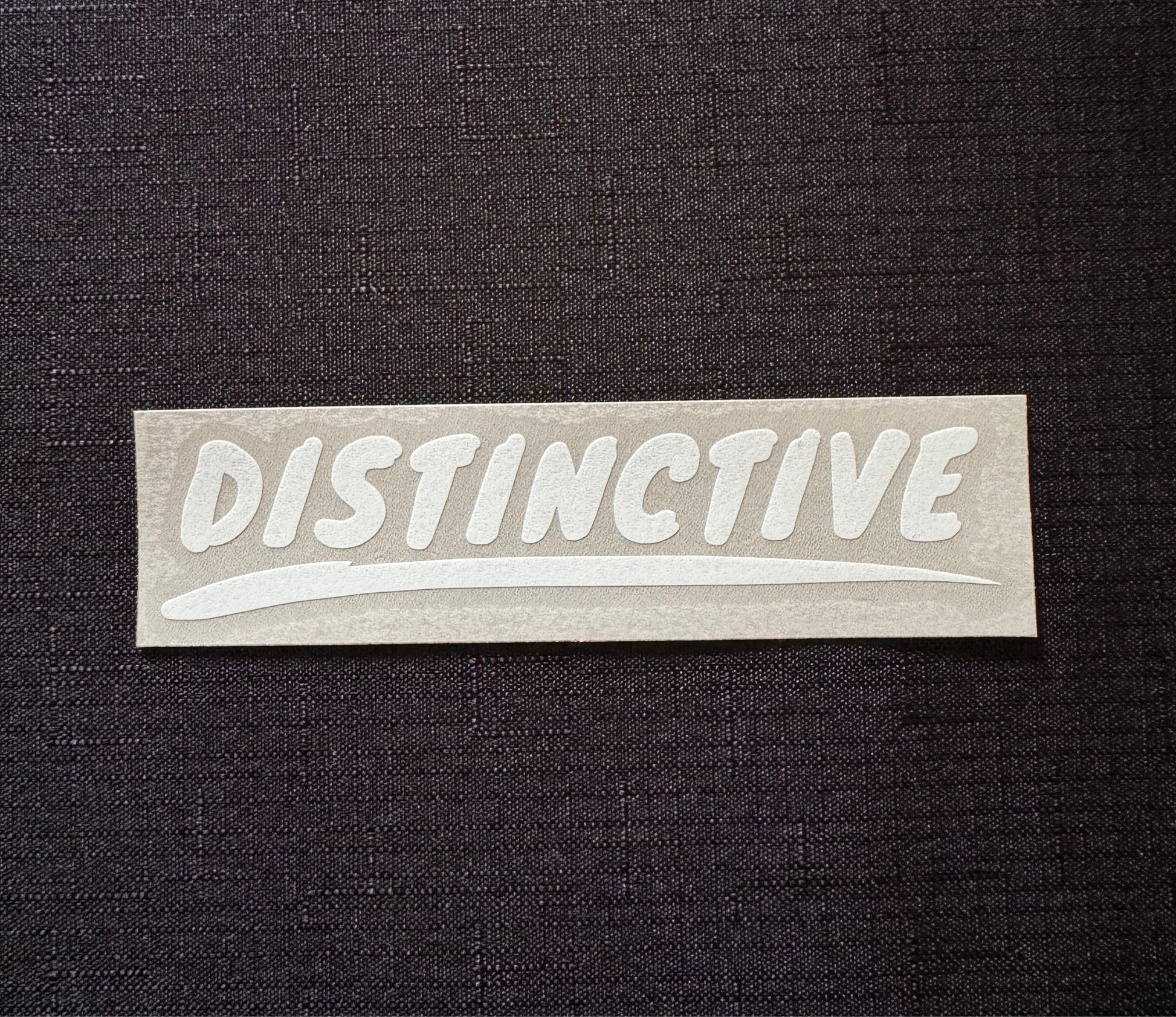 Distinctive Sticker