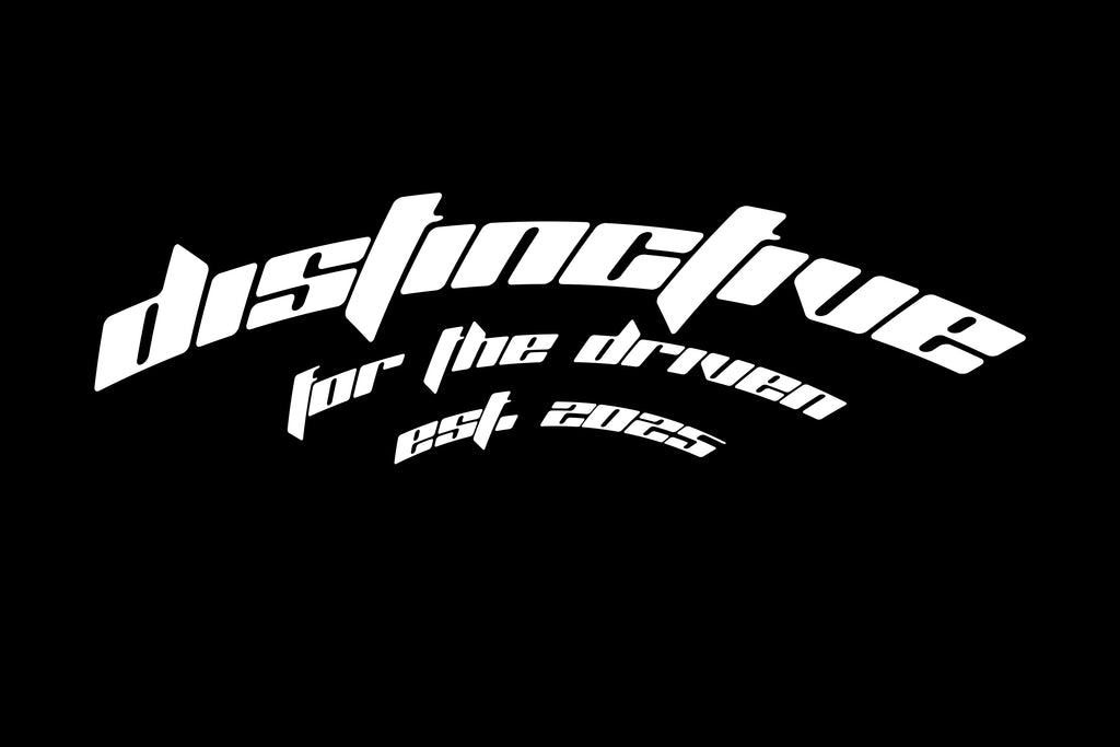 Distinctive For The Driven - Large Rear Windscreen Sticker
